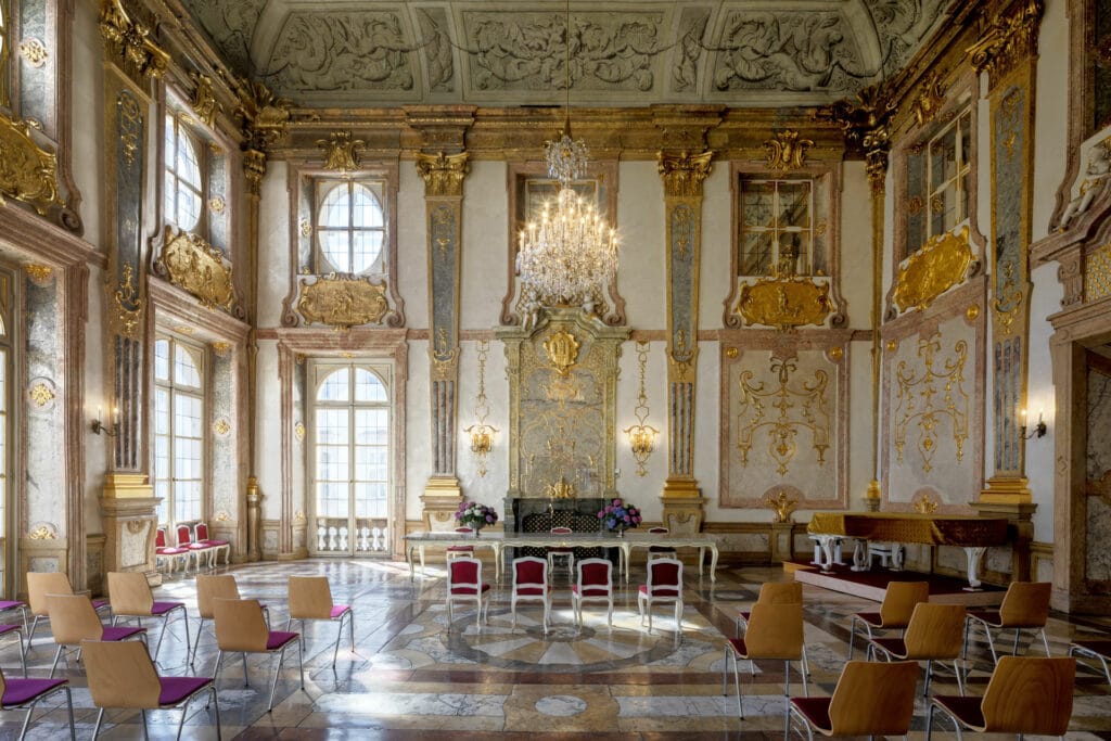 The Marble Hall at the Mirabell Palace